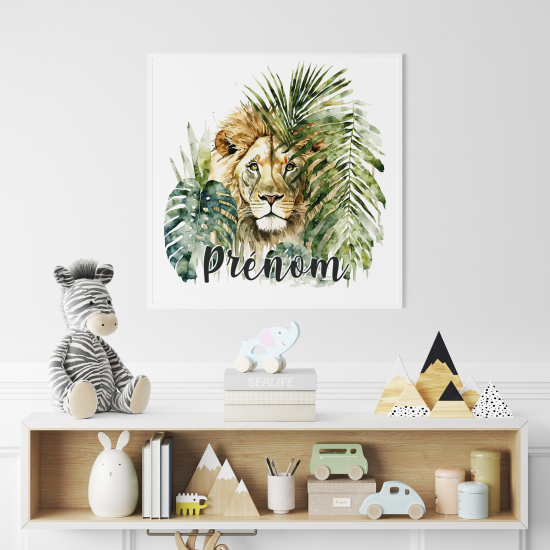 Poster personalizzato per bambini - Leone