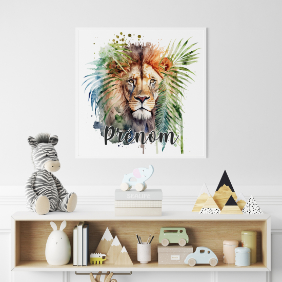 Poster personalizzato per bambini - Leone