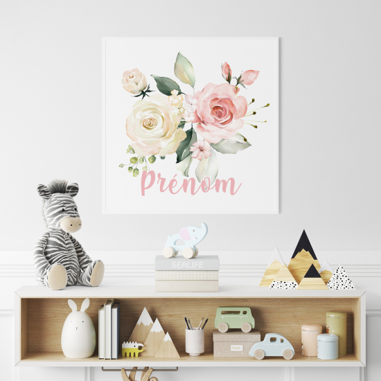 Poster personalizzato per bambini - Mazzo di Fiori