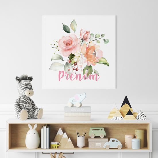 Poster personalizzato per bambini - Mazzo di Fiori