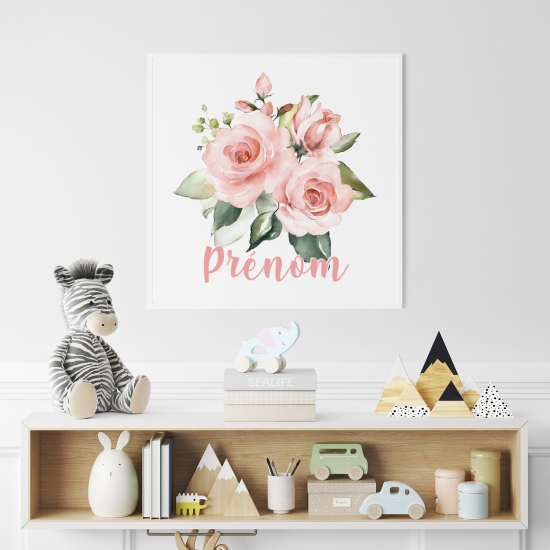 Poster personalizzato per bambini - Mazzo di Fiori