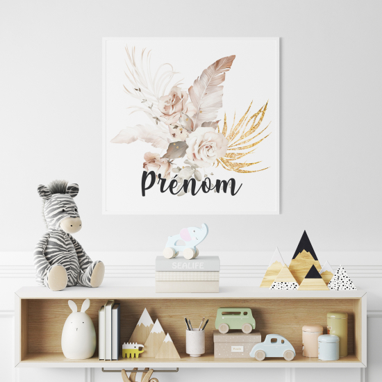 Poster personalizzato per bambini - Mazzo di Fiori