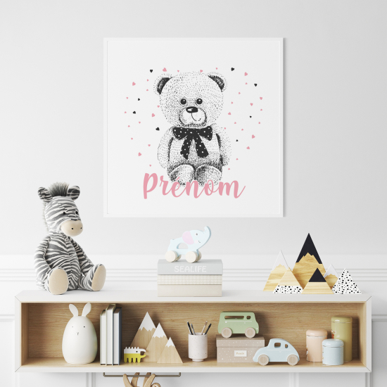 Poster personalizzato per bambini - Orsetto
