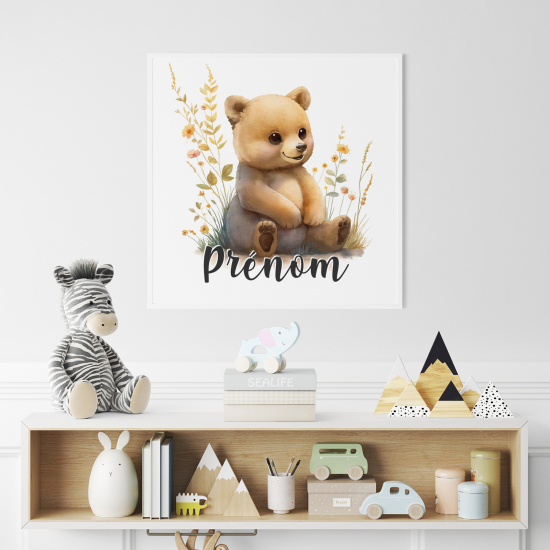 Poster personalizzato per bambini - Orsetto