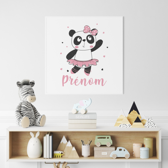 Poster personalizzato per bambini - Panda