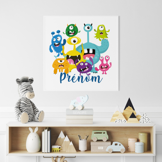 Poster personalizzato per bambini - Piccoli Mostri