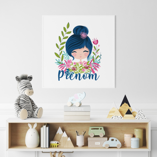 Poster personalizzato per bambini - Ragazza