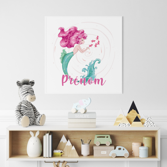 Poster personalizzato per bambini - Sirena