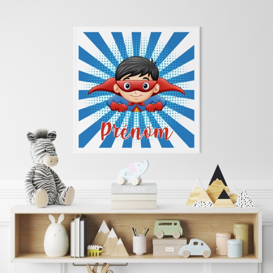 Poster personalizzato per bambini - Super Eroi