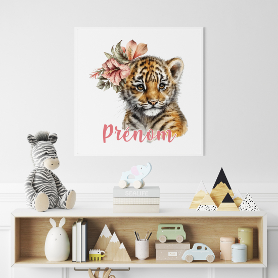 Poster personalizzato per bambini - Tigre