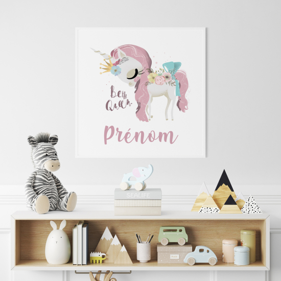 Poster personalizzato per bambini - Unicorno