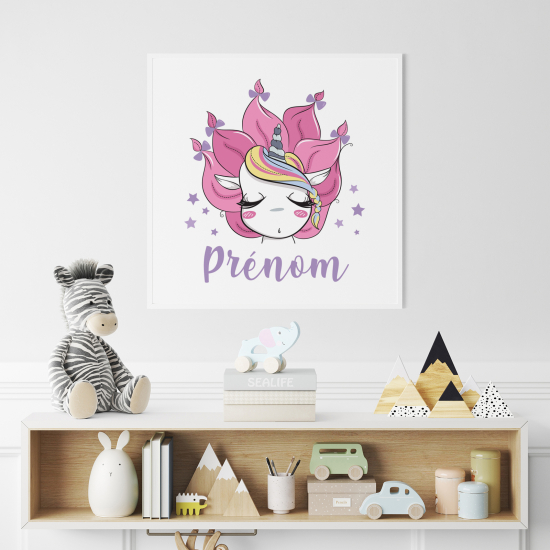 Poster personalizzato per bambini - Unicorno