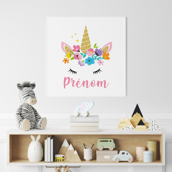 Poster personalizzato per bambini - Unicorno