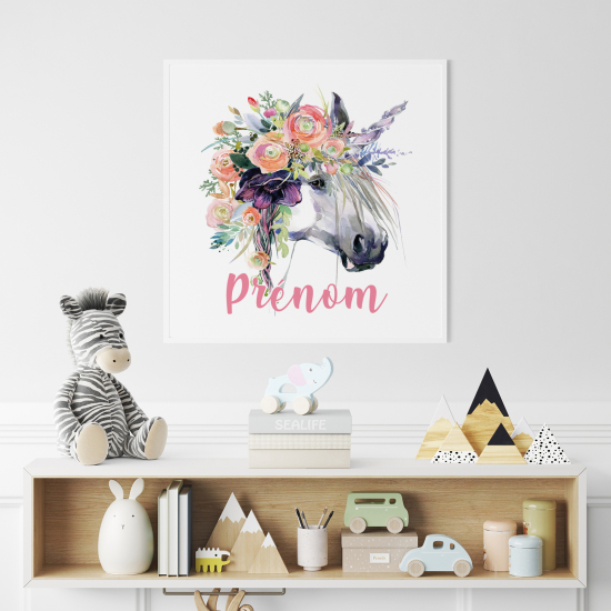 Poster personalizzato per bambini - Unicorno