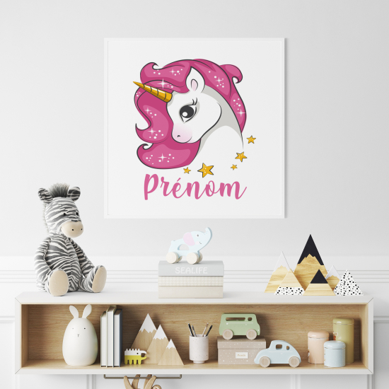 Poster personalizzato per bambini - Unicorno