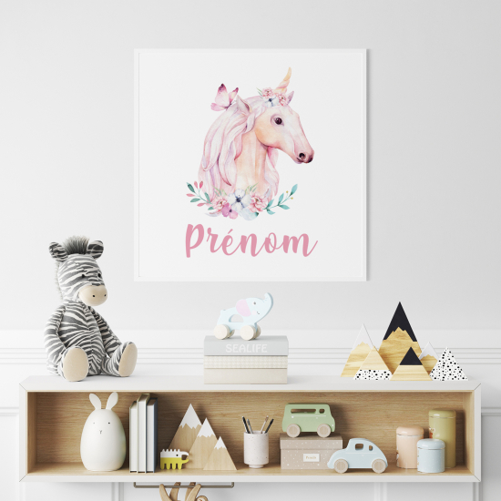 Poster personalizzato per bambini - Unicorno