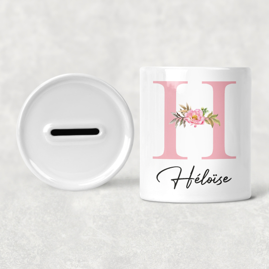 Salvadanaio Monogram personalizzato - H