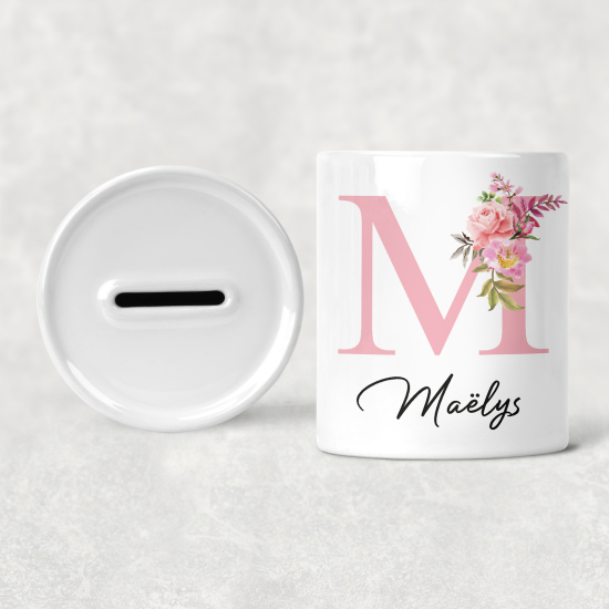 Salvadanaio Monogram personalizzato - M