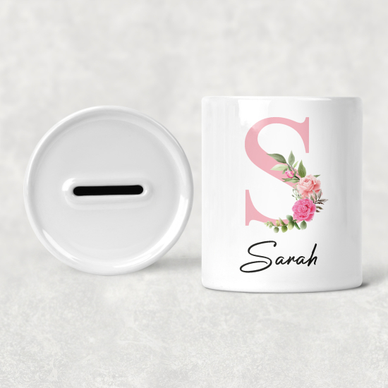 Salvadanaio Monogram personalizzato - S