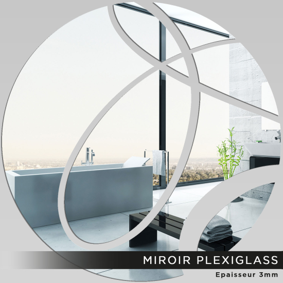 Specchio in plexiglass - Cerchio astratto