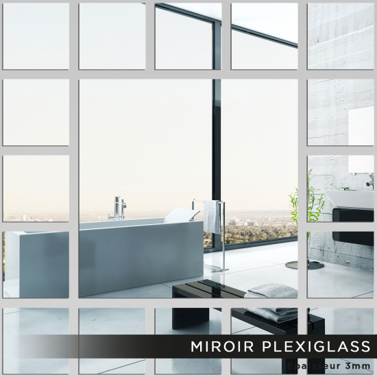 Specchio in plexiglass - Quadrati