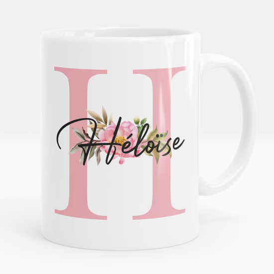 Tazza / Mug monogram personalizzata - Lettera H