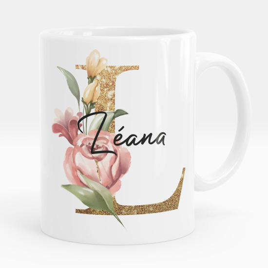 Tazza / Mug monogram personalizzata - Lettera L