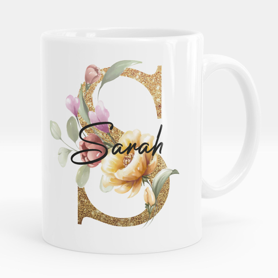 Tazza / Mug monogram personalizzata - Lettera S