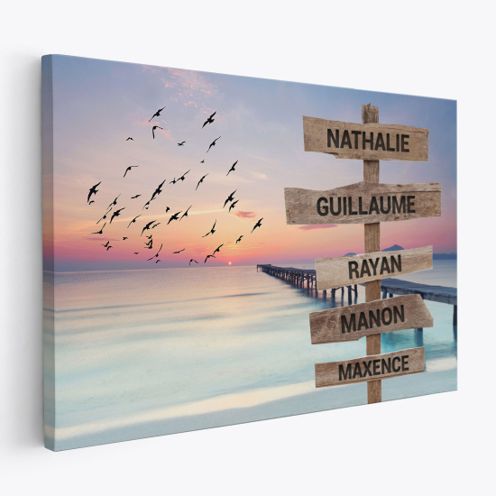 Tela per bambini personalizzata - Pontone Mare