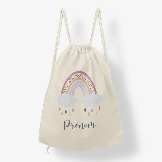 Zaino personalizzato con coulisse - Arcobaleno