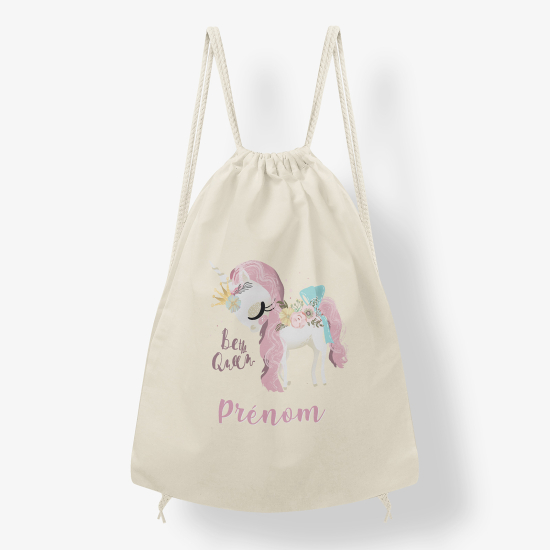 Zaino personalizzato con coulisse - Pony