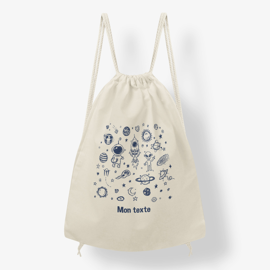 Zaino personalizzato con coulisse - Spazio