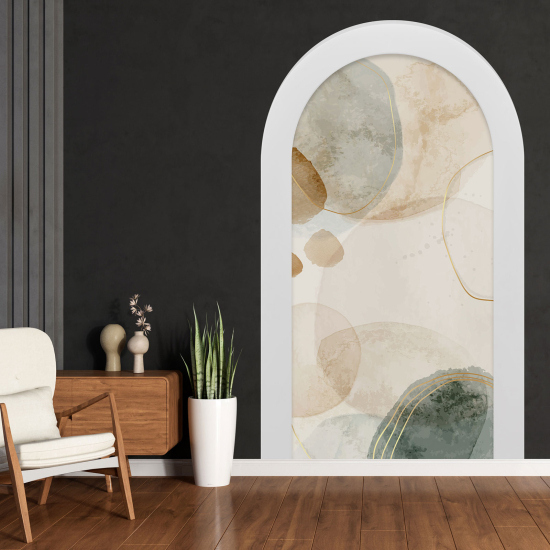 Adesivo Murale - Illusione ottica - Arco - Astratto