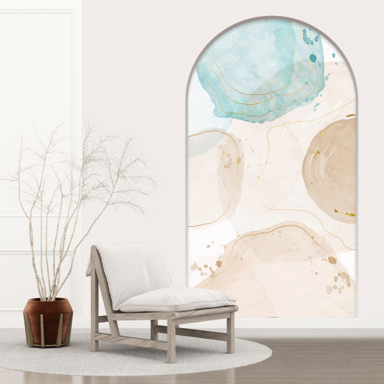 Adesivo Murale - Illusione ottica - Arco - Astratto