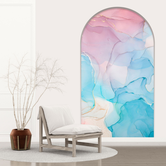 Adesivo Murale - Illusione ottica - Arco - Design