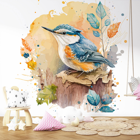Carta da parati panoramica per bambini - Uccello