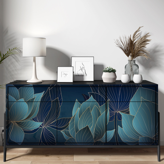 Pellicola Adesiva per mobili - Fiori