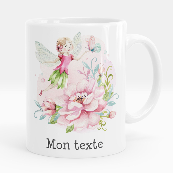 Tazza / Mug personalizzata - Fata fiori