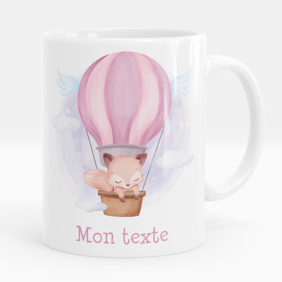 Tazza / Mug personalizzata - Volpe mongolfiera