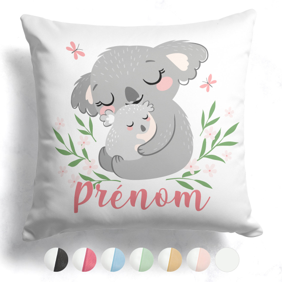 Cuscino bicolore personalizzato - Koala