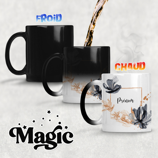 Tazza magica personalizzata - Fiori