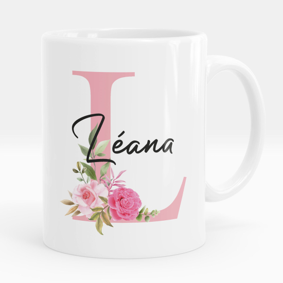 Tazza / Mug monogram personalizzata - Lettera L