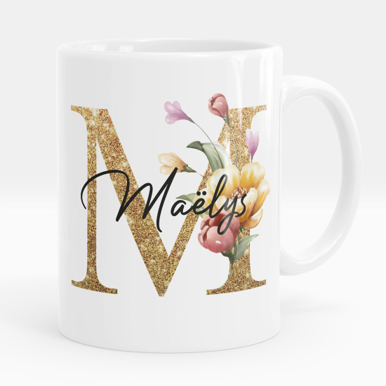 Tazza / Mug monogram personalizzata - Lettera M