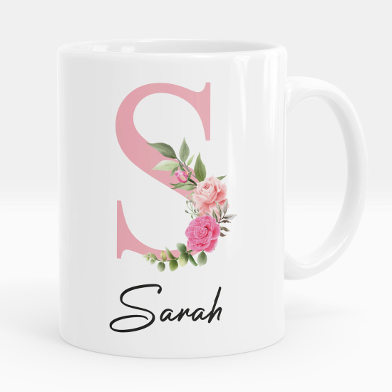 Tazza / Mug monogram personalizzata - Lettera S